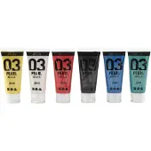 Packlinq Acrylverf Metallic, metallic, standaardkleuren, 6x20 ml/ 1 doos