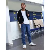 Name it Sweatvest zwart