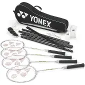 Yonex 4 Player Badminton Set Zilver Kinderen