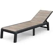 Keter Porto Ligbed - 58x187.5x29cm - Ashwood