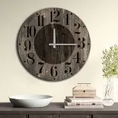 Opviq , model 5050MS-039, wandklok, meerkleurig, MDF, 50 x 50 cm