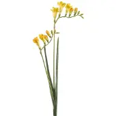 Emerald - Kunstbloem Freesia 80cm geel - Kunstplant voor binnen