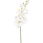 Emerald - Kunstbloem Phalaenopsis wit 84cm - Kunstplant voor binnen