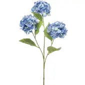 Emerald - Kunstbloem Hortensia blauw 75cm - Kunstplant voor binnen