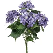 Emerald - Kunstplant Hortensia 38cm paars - Kunstplant voor binnen