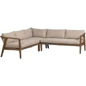 Woood Biam Loungeset Tuin - Acacia Hout - Naturel - 67x227x227