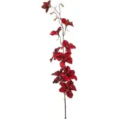 Emerald - Kunstbloem Ridderspoor velvet 85cm rood - Kunstplant voor binnen