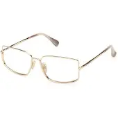 Max Mara Maxmara MM5203 56/15/135 Shiny pale gold Bril voor Vrouwen met metalen cirkel vooraan galvan WOMAN MM5203