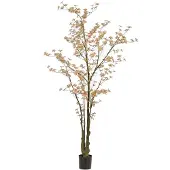 Emerald - Kunstboom Tropaeolum Peach 245cm - Kunstplant voor binnen - Tropaeolum plant - Oost Indische kers