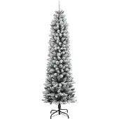vidaXL Kunstkerstboom met 300 LED's en sneeuw 240 cm