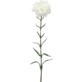 Emerald - Kunstbloem Anjer 67cm wit - Kunstplant voor binnen