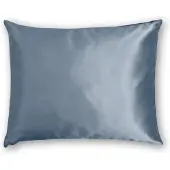 Silk Heaven Zijden Kussensloop Evening Blue - 22MM - - 50x60cm / Hotelsluiting