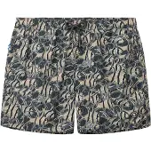 Shiwi Zwemshorts 'Nate' beige / donkerblauw / donkergroen