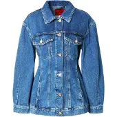 HUGO Tussenjas blauw denim