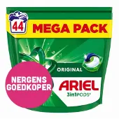 Ariel 2x Wasmiddel Pods 3in1 Original 44 stuks