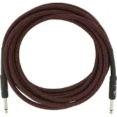 Fender PROFESSIONAL INSTRUMENT CABLE 15' RED TWEED