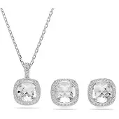 Swarovski Sieraden set 'Una' zilver / transparant