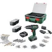 Bosch Universal Drill 18V | Accuschroefboormachine | 2 x 1.5 Ah accu + lader | Incl. accessoires + SystemBox - 06039D4003