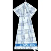 Lexington Home Theedoek Geruit Blauw / Wit - Keukenhanddoeken Katoen White - 12623010-1600-KT10