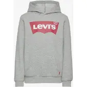 Levi's Kids hoodie Batwing met logo grijs melange Sweater Logo - maat 98