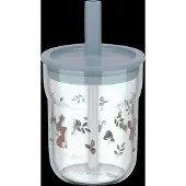 Mepal Mio kinderglas 250 ml met rietje Little Dutch - Forest Friends