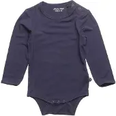 Minymo Romper l/s - Bamboe - Navy - - 50 - Rompers Lange Mouw