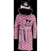 Mister License Hallo Kitty Kuromi kinderbadjas 7 - 8 jaar / 122 - 128 cm