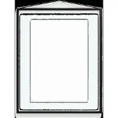 MOEBE lijst 40x50 cm Transparent, Black