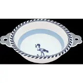 Pols Potten Kom x Rijksmuseum Bird Patterned Blue 17 cm