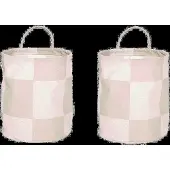 OYOY Chess opbergmanden small 2-pack Clay-offwhite