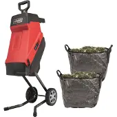 Scheppach GS55 - Elektrische Hakselaar - 2400W - Takken tot Ø45mm - Incl. 2x 45L opvangzakken & duwstok