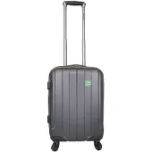 Saxoline harde handbagage sterk en voordelig - 54cm (S) - Matrix - Grijs - Antraciet / Small