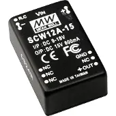 MEAN WELL SCW12A-12 DC/DC-converter 12 W Aantal uitgangen: 1 x Inhoud 1 stuk(s)