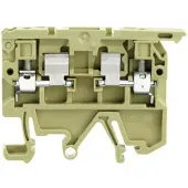 Weidmuller 0222760000 Zekering-serieklem Schroeven Beige, Geel 25 stuk(s)