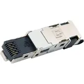 Telegärtner 100007492 STX RJ45-stekker T568B Cat. 6 100007492 Stekker, recht Aantal polen (sensoren) 8P8C Zink-grijs 1 stuk(s)