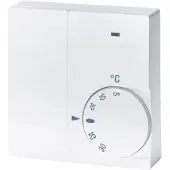 Eberle Ruimtethermostaat H7.5xB7.5xD2.55cm Wit
