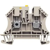 Weidmuller 7910180000-50 Testscheidingsserieklem Schroeven Donkerbeige 50 stuk(s) Piece