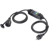 Sygonix SY-6052178 PRCD-verlengkabel PRCD 230 V/AC Zwart IP44