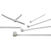 HELU 91088-500 TY29M Kabelbinder 771 mm 6.90 mm Wit, Transparant Met metalen tong 500 stuk(s)