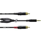 Cordial 6 M REAN JACKPLUG 3,5 MM/2X CINCH