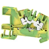 Weidmuller 2668680000 Installatie-etageklem 5.1 mm Steekaansluiting Groen-geel 50 stuk(s) Piece