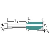 Weidmuller Kleur Draadeindhuls - 0635100000 [500 Stuks]