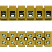 Weidmuller 7906240000 Klemstrook Schroeven Middelgeel 20 stuk(s)