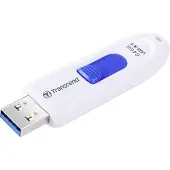 Transcend JetFlash 790 USB-stick 64 GB Wit, Blauw TS64GJF790W USB-A 3.1 Gen 1