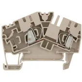 Weidmuller 1770370000-100 Doorgangsserieklem Spanveer Donkerbeige 100 stuk(s)