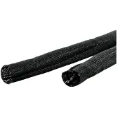 Value stoffen slang SNAP voor kabelbundeling, zwart, 2,5 m