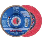 PFERD TOOLS 67789025 PFC 125 CO-FREEZE 36 SGP STRONG INOX Lamellenschijf Diameter 125 mm Boordiameter 22.23 mm Korrelgrootte (num) 36 Legering op kobaltbasis,