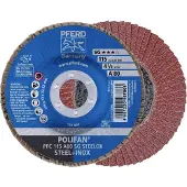 PFERD TOOLS 67708115 PFC 115 A 80 SG STEELOX Lamellenschijf Diameter 115 mm Boordiameter 22.23 mm Korrelgrootte (num) 80 RVS, Staal 10 stuk(s)