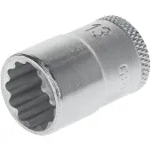 Gedore Draaikopinzetstuk D 30 3/8 inch 12-kant SW 13 mm L.28 mm