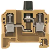 Weidmuller 0501620000 Zekering-serieklem Schroeven Middelgeel 20 stuk(s) Piece